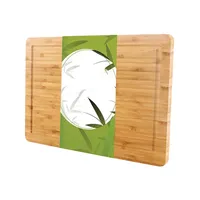 Kitchenware Extra Large Natural Organic Bamboo Cutting Board Totally Kitchen Wood Chopping Board Blocks with Juice Grooves