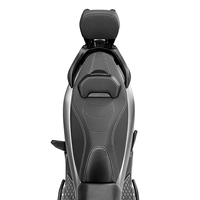 Siège de moto en cuir noir imperméable, coussin de siège de scooter, siège arrière de moto pour UFR150, scan 3D