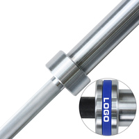 Barre d'haltères chromés en téflon cerakote, poids libre 2.3m 20 KG 1000LB 700LB, barre d'haltères deadlift