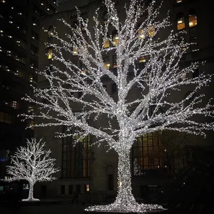Luci illuminate dell'albero di natale 3D a LED per la decorazione commerciale dell'iarda all'aperto