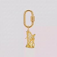 Hot Luxury Alloy Gold Plated Rhinestone Electronic Key Finder Cute Animal Flower Strawberry Handbag Charm Shiny Bag Pendant