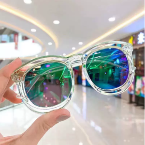 Gafas de Sol Resistentes a los Rayos UV de Estilo Japonés y Coreano para Niños, Lindos Estilos para Bebés, Niños y Niñas, Gafas Modernas para Fotos - Product Image 2