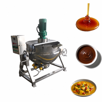 Marmite de cuisson à vapeur à double enveloppe de haute qualité pour sucre, caramel et confiture, avec agitateur inclinable