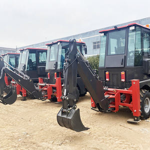 फ्रंट ब्लेड और बर्फ ब्लोअर लगाव के साथ बर्फ हटाने बैकहोए लोडर - Product Image 3