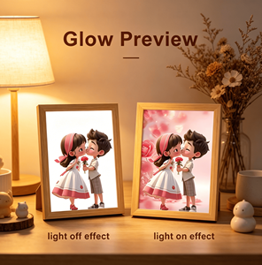 2025 Wedding Decoration Bedroom <b>Wall</b> Painting Heart Proposal Gift Customize Night <b>Light</b> LED Lamp - Product Image 1
