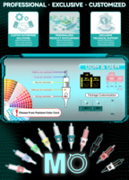 Wegwerp MO Tattoo Cartridge Naalden 100% EO Gesteriliseerd Ronde Liner Roestvrij Staal voor Permanente Make-up & Body Art