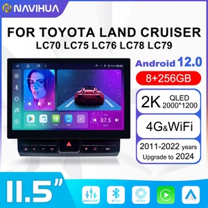 Navihua Stereo Multimedia Car Video Radio <b>Player</b> GPS Monitor Carplay for Toyota Land Cruiser LC76 LC75 LC70 LC78 LC79 2007-2023 - Product Image 3
