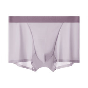 Directo de fábrica 86% Nylon 14% Spandex Cómodo Seda de hielo Transpirable Cool Men's Boxer Briefs Boxer Shorts Ropa interior - Product Image 6