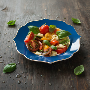 Set di Piatti e Ciotole in Ceramica con Motivi Floreali Vivaci, Stoviglie in Porcellana con Farfalle Disegnate a Mano per Cucina Bohémien e Regali - Product Image 2