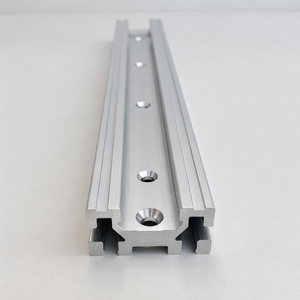 Custom OEM Made to Drawing <b>Drilled</b> Aluminum Extrusion Rail Manufacturer for Linear <b>Guide</b> and Equipment Frame Assembly - Product Image 3