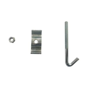 Buckle Fastened Stainless Steel Grating Fixing Clips M Style Saddle Fastener Galvanized Steel Grating Clamps