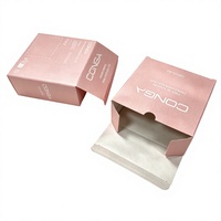 Caja de Cartón Corrugado de Materiales Reciclados, Caja Plegable con Logotipo Personalizado, Impresión UV a Color, Laminado Mate de 2mm, Caja de Regalo para Cosméticos