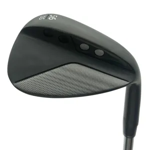 定制标志高尔夫球杆楔块50/52/54/56/58/60度锻造黑色不锈钢高尔夫楔块套装