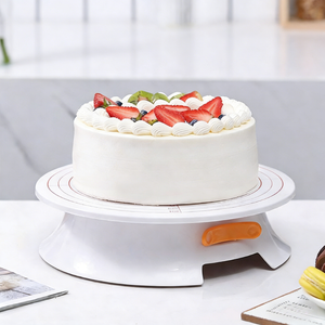 Plateau tournant à gâteau en plastique écologique antidérapant de qualité professionnelle Bakest Factory, outil de <span class=keywords><strong>pâtisserie</strong></span> DIY pour la maison - Product Image 1
