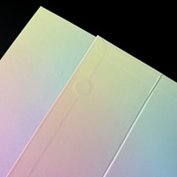 Boîte magnétique rigide en carton recyclable de couleur dégradée sur mesure, emballage de luxe, boîte cadeau pliante magnétique