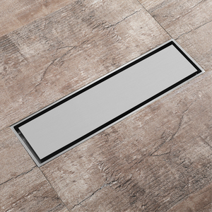 HIDEEP Phòng Tắm Vòi Sen Antique Brass / Matte Đen/Chải Cống Chèn Gạch 300X82 Mét Tuyến Tính Chống Mùi Thoát Nước Sàn - Product Image 2