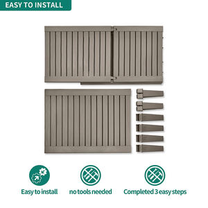 استراحات بلاستيكية خارجية من YASN للفناء والصالات للاستلقاء بجانب الفناء مع مسند ظهر قابل للتعديل - Product Image 5