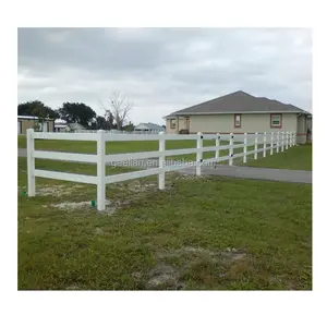 Boru çit atlar, ucuz çit, pvc çit panelleri/PVC valla de jardin/precio lamas pvc para vallas