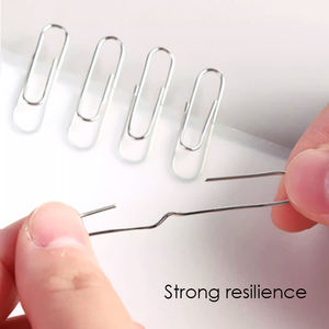 <span class=keywords><strong>Clips</strong></span> de Papel Redondos de Níquel de Buena Calidad Foska, 28 mm, 33 mm, 50 mm, 78 mm, <span class=keywords><strong>Clips</strong></span> de Papel Metálicos para Oficina - Product Image 5