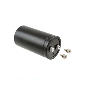 Condensador de Montaje en Chasis de Canal de Fabricante, Alúmenes, 68000uF, 20%, 63V, SCREW 63LSQ68000MNB64X119 - Product Image 1