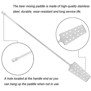 Outils de brassage de bière et de vin à domicile en acier inoxydable de 61.5cm 15 trous - Product Image 4