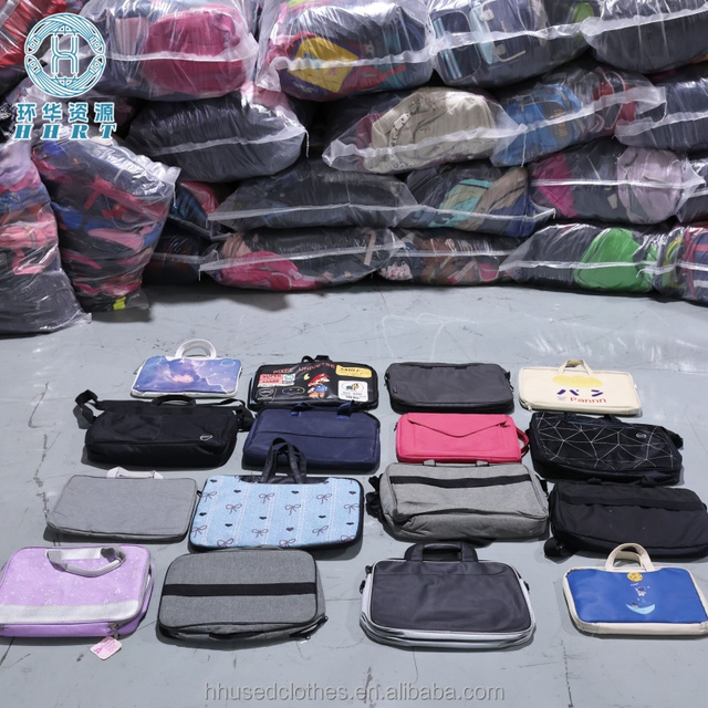 HHRT Used Briefcase Laptop Bags Polyester/Cotton Fashion Mixed Styles Random Shipment Factory Wholesale High Cost Bags