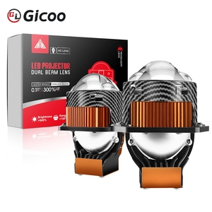 Gicoo 3.0 Inch Bi Led <b>Projector</b> Lens Headlights for H4 H7 Audi 9005 9006 160W 90000LM Double Lens Dual <b>Light</b> High Low Beam 12V - Product Image 3
