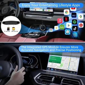 BMW CarPlay-CarPlay inalámbrico portátil y Android Auto AI Box para BMW Car Media Play YouTube <span class=keywords><strong>Netflix</strong></span> - Product Image 3