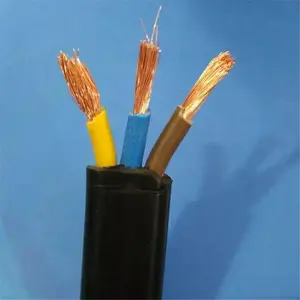 Fabricación de cables y cables planos eléctricos de doble tierra