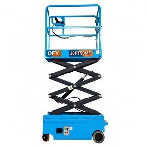 Piattaforma di Sollevamento Automatica OFY 3-4.8M, Elevatore a Forbice Elettrico Portatile con Capacità di 100kg per Spazi Ristretti - Product Image 4