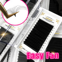 Abonnie Lashes Vente en gros Easy Fan Plateaux d'extension de cils Cachemire noir mat Easy Fan Extensions de cils Soft Easy Fan Lashes 003