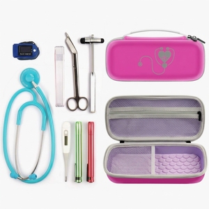 Étui rigide pour stéthoscope pour cardiologie IV, MDF, EKO, boîte de rangement durable pour outils médicaux pour médecins et infirmières (étui seul) - Product Image 1