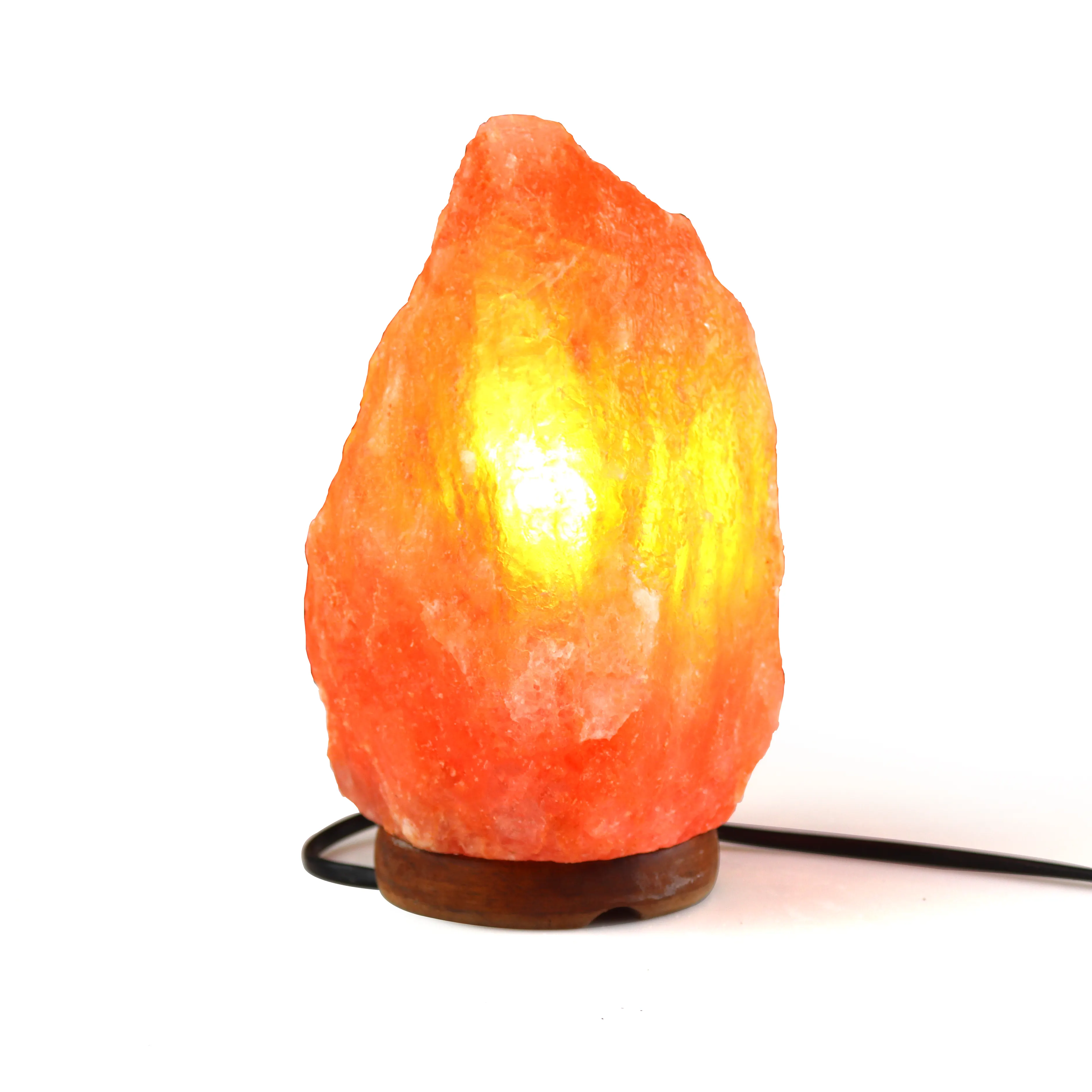 Dimmer Switch Wooden Crystal Rock Large Stone Base Natural Decoration Pakistan Pink Himalayan Salt Lamps