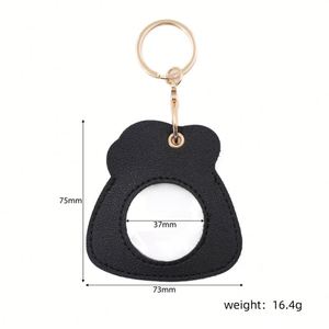 Funda protectora de cuero PU para tarjetas AA, llavero promocional, estuche para monedas doradas de la suerte - Product Image 6