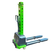 Chariot élévateur à palettes semi-électrique autoporteur fabriqué en Chine, capacité 1-1,5 tonnes, hauteur de levage 1,6 m, en promotion directe usine