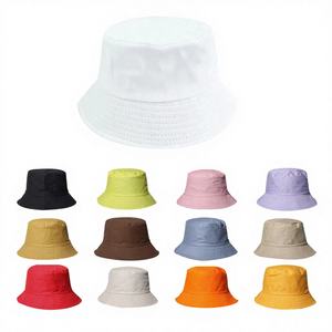 หมวกบักเก็ตยีนส์แบบกลับด้านได้ สำหรับตกปลา คุณภาพสูง ผลิตจากโพลีเอสเตอร์ สีพื้น พร้อมปักโลโก้และลายพิมพ์ - Product Image 4