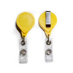 Porte-badge rétractable multi-couleurs avec sangle en PVC/clip coulissant, longueur du cordon de 60 cm, 50 pièces/PAQUET, modèle SF Brand RP-03NT - Product Image 6