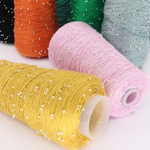 Filo di Cotone Mercerizzato a 6 Fili, Filato di <span class=keywords><strong>Lana</strong></span> Fine per Uncinetto, Filo per Perline, Filo per Lavori a Maglia Fai-da-Te - Product Image 1