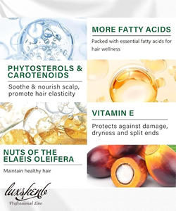 Champú en Gel de Aceite de Batana de Marca Privada con Aceite de Coco Vegano, Tratamiento para el Crecimiento del Cabello Antiencrespamiento para Mujeres y Hombres - Product Image 5