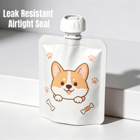 Bolsa con Base Expandida Termosellada y Logotipo Personalizado, Material PE de Grado Alimenticio, Impresión por Grabado para Alimentos para Mascotas y Leche