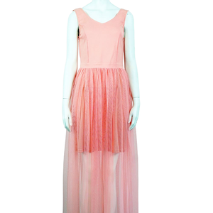 Abito da donna alla moda estivo con collo quadrato plissettato con orlo girovita impero Casual da festa tinta unita con cerniera lunghezza 4XL Anti-statico increspato - Product Image 2