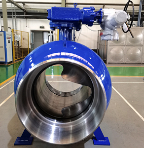Actuated Ball DN800 DN1200 <b>Worm</b> Gear WCB Carbon Steel Industrial Control for Pipeline System Ball Valve Ball Valve 10 Inch - Product Image 6