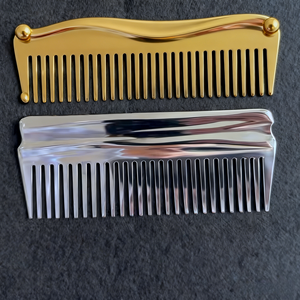 Peine para el Cabello Aprobado por ISO9001 - Materiales Personalizados de Latón/Acero Inoxidable, Pulido Suave para una Herramienta de Cabello de Calidad - Product Image 2