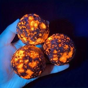 Esfera de Yooperlita de Estilo Bohemio de Alta Calidad al por Mayor, Piedra de Cristal Natural para Decoración del Hogar Única y Regalos Navideños - Product Image 2