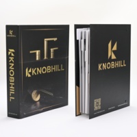 Carpeta con Anillas en D Personalizada, 8 Pestañas de Índice, 39 Páginas de Folletos a Doble Cara, Impresión Digital UV para OEM/Venta al por Mayor
