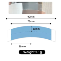 36 bandes/sac – Adhésif double face transparent en PU, imperméable, amovible, confortable et invisible pour la pose de prothèses capillaires