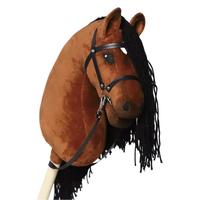 Chique personnalisé réaliste détachable bâton passe-temps cheval en peluche fabriqué à la main passe-temps cheval pour enfants tout-petits
