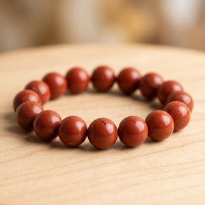 Wholesale 6mm Round Other Loose <b>Beads</b> <b>Red</b> Jasper Gemstones Sample Size for Jewelry Making Sejal Creation IN;41826 - Product Image 2