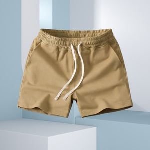 Pantalones Cortos Deportivos de Tres Cuartos para Hombre, Estilo Europeo, Color Personalizado, Algodón Suave, Cordón Ajustable, Secado Rápido, Ropa de Gimnasio, Venta al Por Mayor - Product Image 5