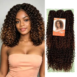 Extensiones de Cabello Sintético de Fibra de Baja Temperatura Nature <span class=keywords><strong>Vivi</strong></span>, Cortas, Rizadas, con Doble Trama, en Kenia - Product Image 1